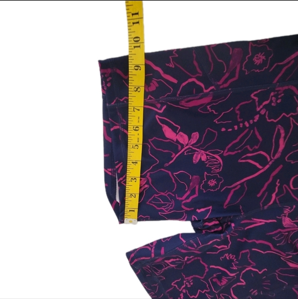 Avia Navy Bike Shorts with Pink Floral Print - Picture 5 of 7